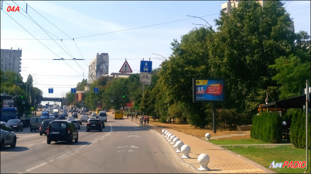 Цифрова панель 3.2x2.24,  Бульвар Дружби народів, АЗС "Socar", до Печерського мосту